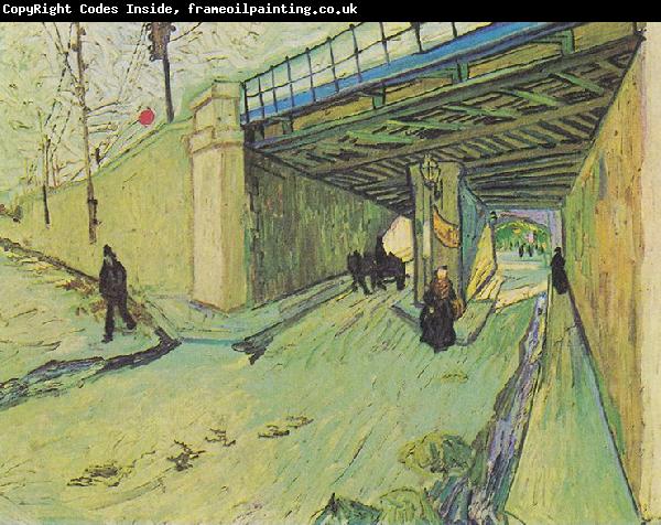Vincent Van Gogh Railway bridge over the Avenue Montmajour
